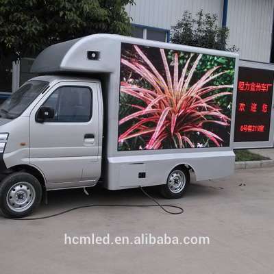 High brightness Double-sided outdoor P8 P10 mobile truck led advertising display